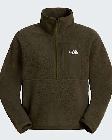 Yumiori OffPeak Fleecejacke mit 12langem RV fr Damen TNF New Taupe Green hero