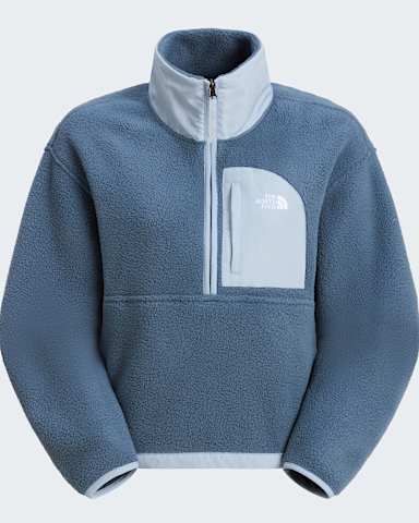 Yumiori OffPeak Fleecejacke mit 12langem RV fr Damen TNF Granite GreyFrost Grey hero