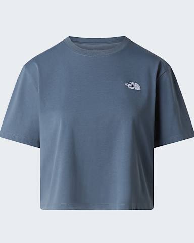 Tshirt court dcontract Simple Dome Evolution pour femme TNF Granite Grey hero