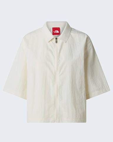 Red Box Nylon Shirt fr Damen TNF White Dune hero