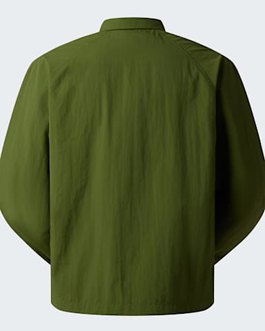Unisex Red Box Nylon LongSleeve Shirt TNF Woodland Green alt1