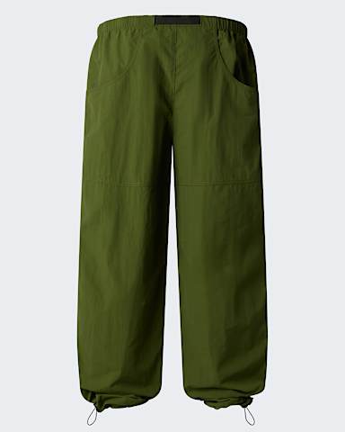 Unisex Red Box Nylon Belted Trousers TNF Woodland Green alt1