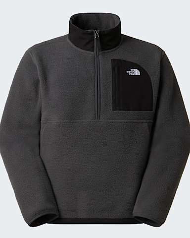 Giacca in pile Yumiori OffPeak con mezza cerniera da uomo TNF Asphalt GreyTNF Black hero