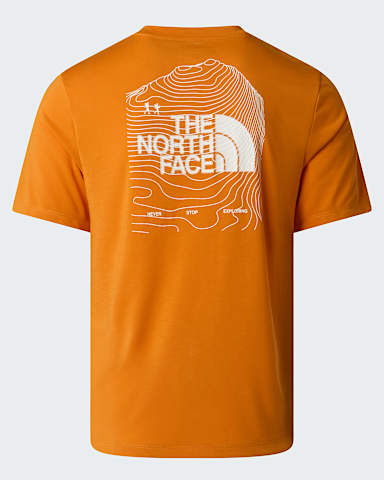 Bitmap Logo Graphic Tshirt voor heren TNF Dust Orange alt1