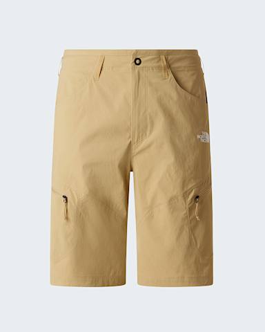 Explorationshort voor heren TNF Khaki Stone hero