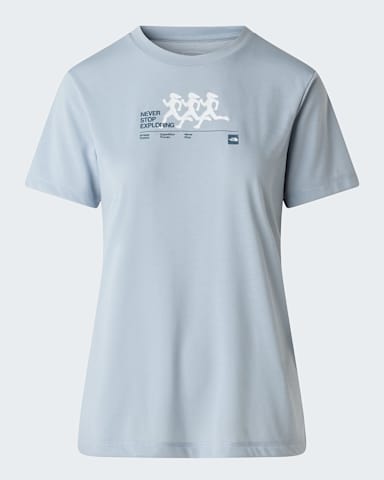 Tshirt com grfico de silhueta Bitmap para mulher TNF Frost Grey hero