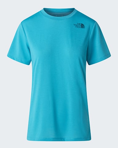 Tshirt com grfico e logtipo Bitmap para mulher TNF River Ice hero