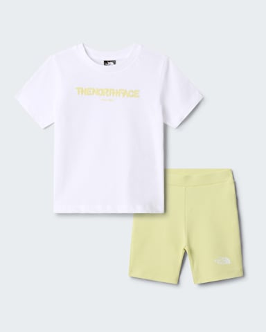 Bubble Logo Set fr Kinder TNF TNF WhiteLemon Mist hero