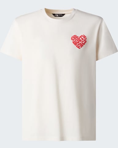 Brand Proud Relaxed TShirt voor meisjes TNF White Dune hero
