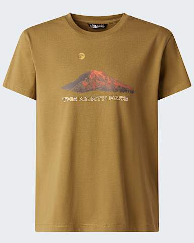 Tshirt Mountain Night Relaxed da ragazzo TNF Cedar hero