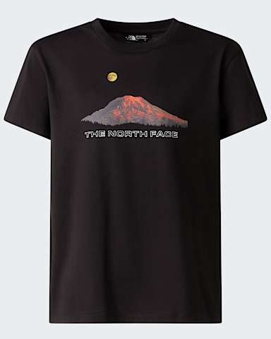 Mountain Night relaxt geschnittenes TShirt fr Jungen TNF TNF Black hero