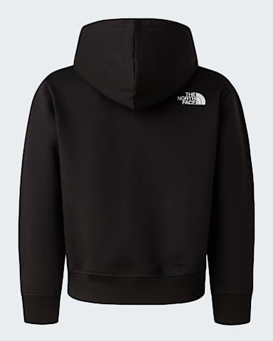 Felpa con cappuccio Mountain Night Relaxed da ragazzo TNF TNF Black alt1