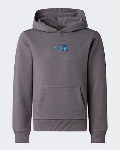 Liquid Logo normal geschnittener Kapuzenpulli fr Jungen TNF Smoked Pearl hero
