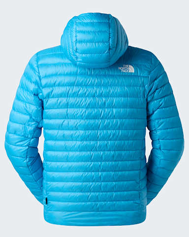Mens Bettaforca Lightweight Down Hooded Jacket TNF Skyline Blue alt1