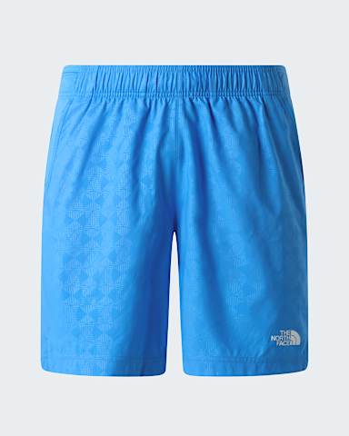 247 Pentadome 7short met relifprint voor heren TNF Marina Blue hero
