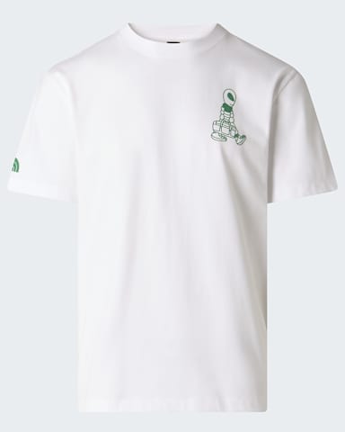 Alien Relaxed Graphic Tshirt voor heren TNF TNF White hero