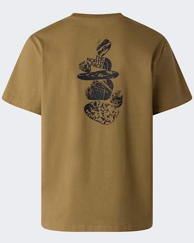 Stones relaxt geschnittenes TShirt mit Grafik fr Herren TNF Cedar alt1