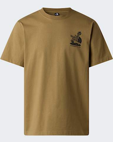 Stones relaxt geschnittenes TShirt mit Grafik fr Herren TNF Cedar hero