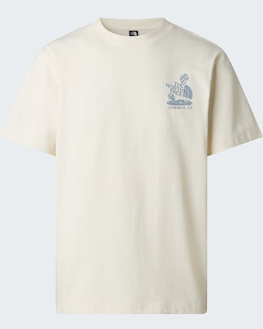 Mens Stones Relaxed Graphic TShirt TNF White Dune hero