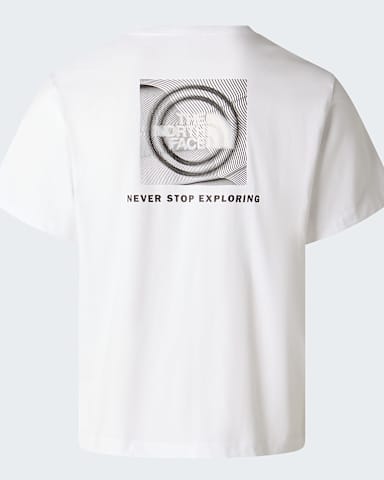 Mens NSE Box Energy Regular Graphic TShirt TNF TNF White alt1