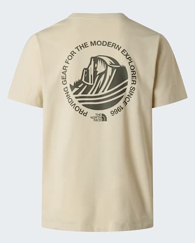 Monte Regular Graphic Tshirt voor heren TNF Desert Stone alt1