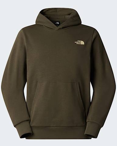 Sudadera recta con capucha y estampado grfico Monte para hombre TNF New Taupe Green hero