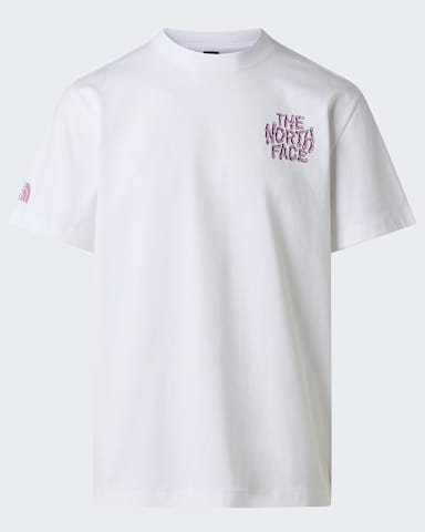Mens Drip Logo Relaxed Graphic TShirt TNF TNF White hero