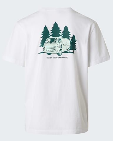 Mens Van Life Relaxed Graphic TShirt TNF TNF White alt1
