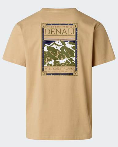 Mens North Faces Regular Graphic TShirt TNF Khaki Stone alt1