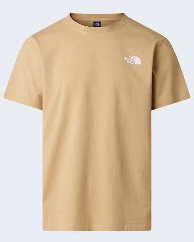 Mens North Faces Regular Graphic TShirt TNF Khaki Stone hero