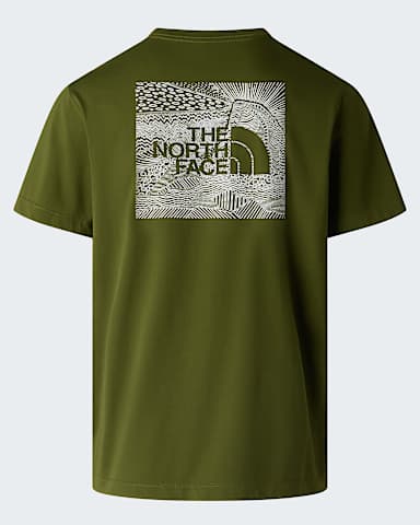 NSE Box normal geschnittenes TShirt fr Herren TNF Woodland Green alt1