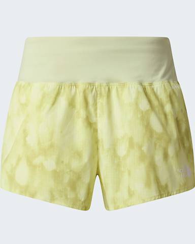 Lightbright Shorts 2in1 mit 5 Innenbeinlnge fr Damen TNF Lemon Mist Diffused Nature Print hero