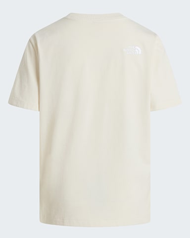 Womens 60th Anniversary Patch Relaxed TShirt TNF White Dune alt1