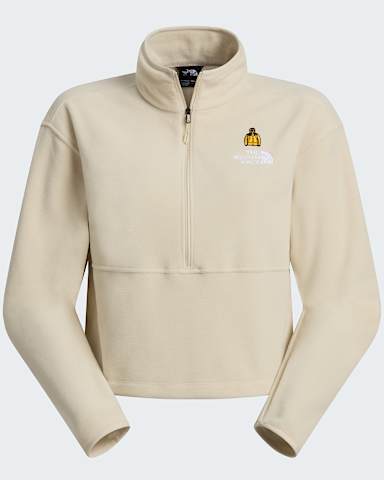Womens 60th Anniversary Glacier Short Fleece TNF Desert Stone hero