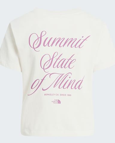 Dames Inspire Exploration Cutie TShirt TNF White DuneHushed Lavender alt1