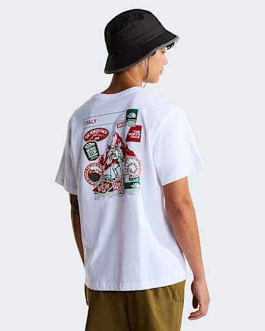Tshirt dcontract Country Stickers Italy unisexe TNF TNF WhiteTNF White alt2