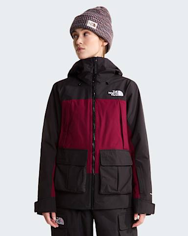 Womens Slaydee Triclimate 3in1 Jacket TNF Burgundy CrushTNF Black hero
