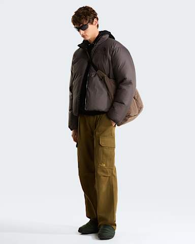 Mens Pertex Nuptse Reversible Jacket TNF LeadTNF Black alt2