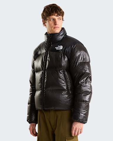 Mens Pertex Nuptse Reversible Jacket TNF LeadTNF Black hero