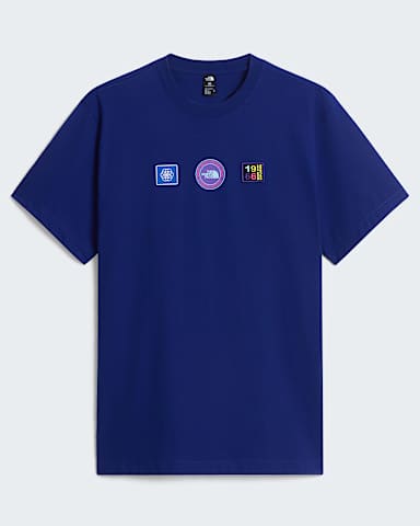 Camiseta holgada con estampado grfico Explorer Badges unisex TNF Bold Blue hero