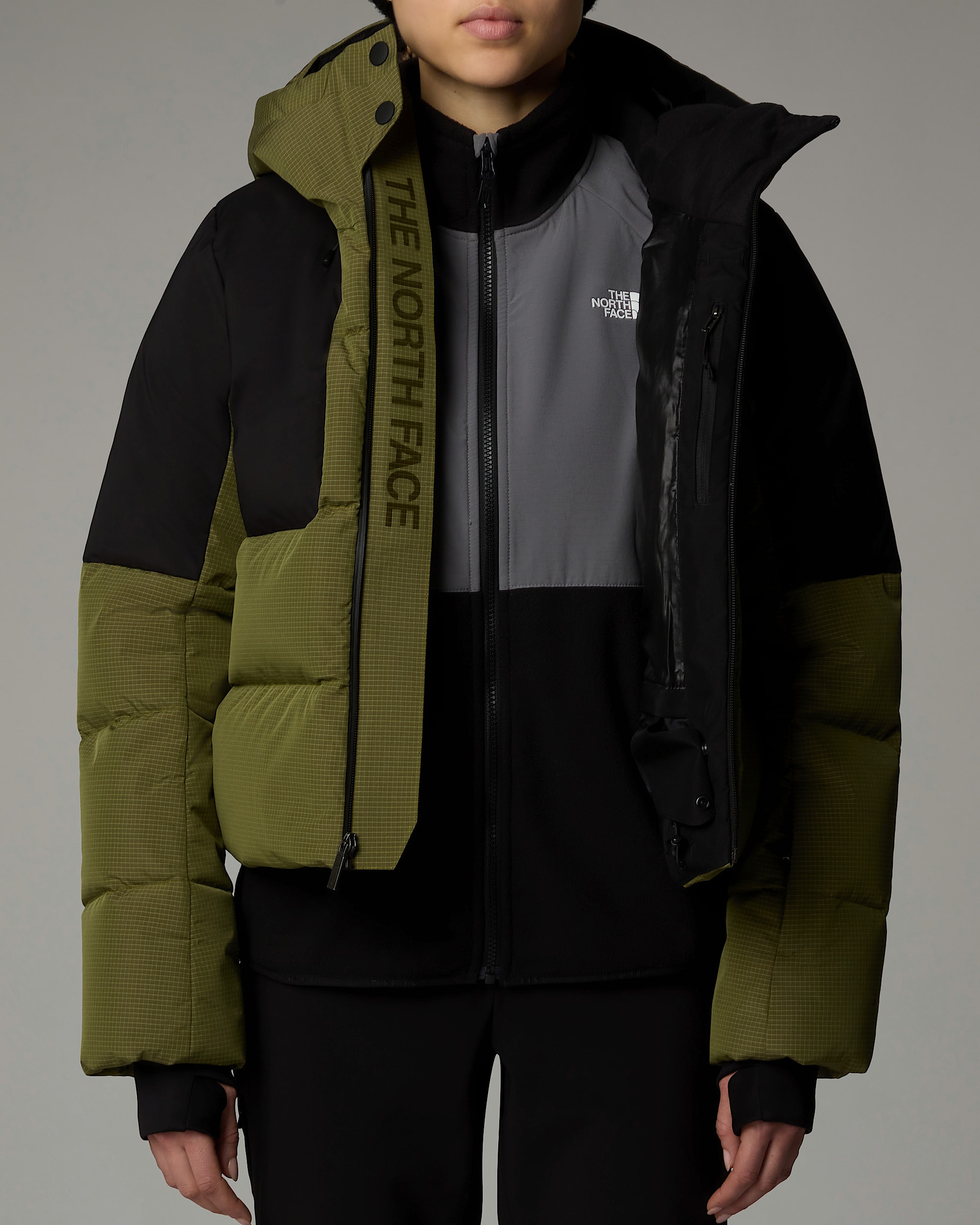 Cropped Cold Spelldonsjas voor dames TNF ALT12