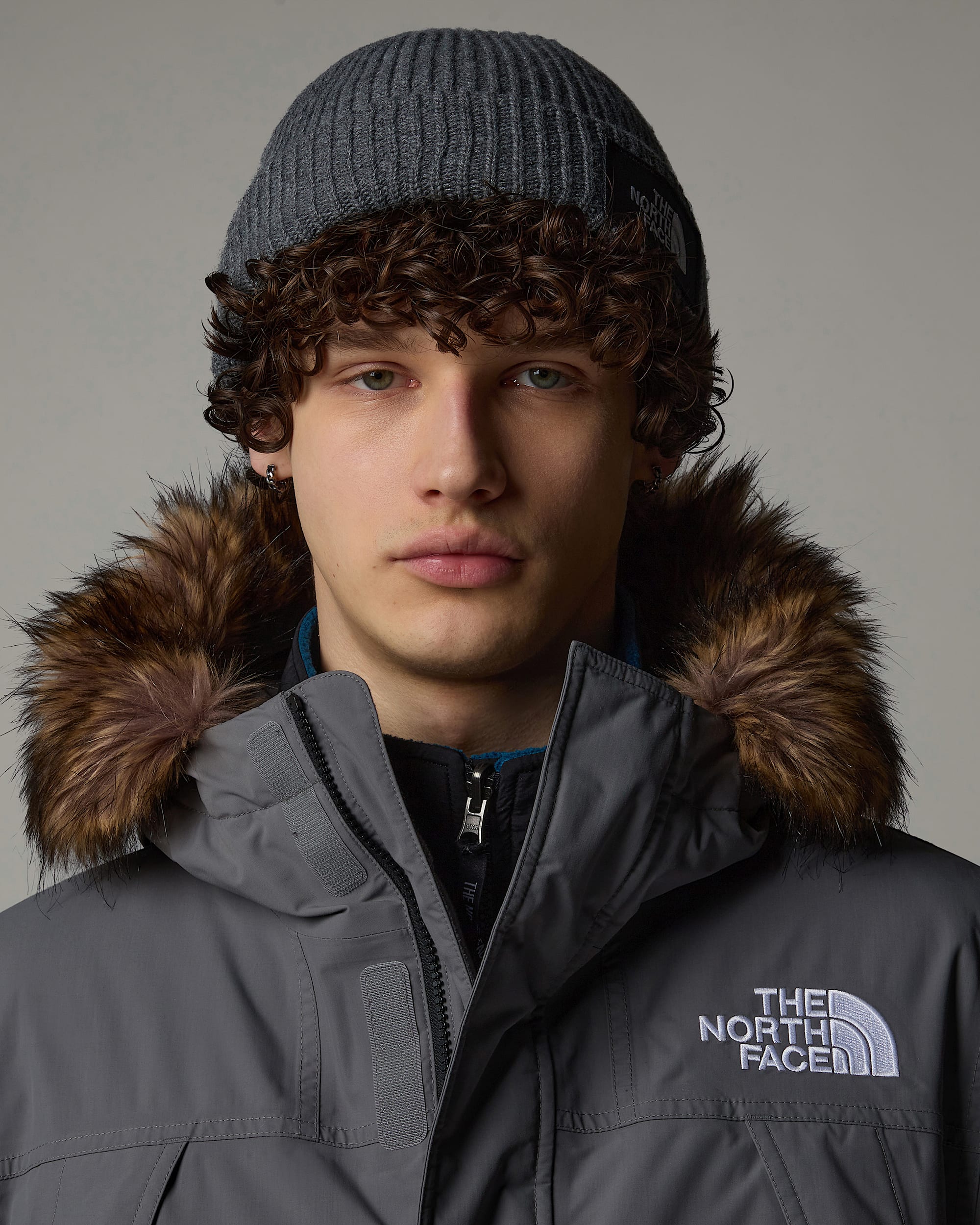 Salty Lined Beanie TNF alt1