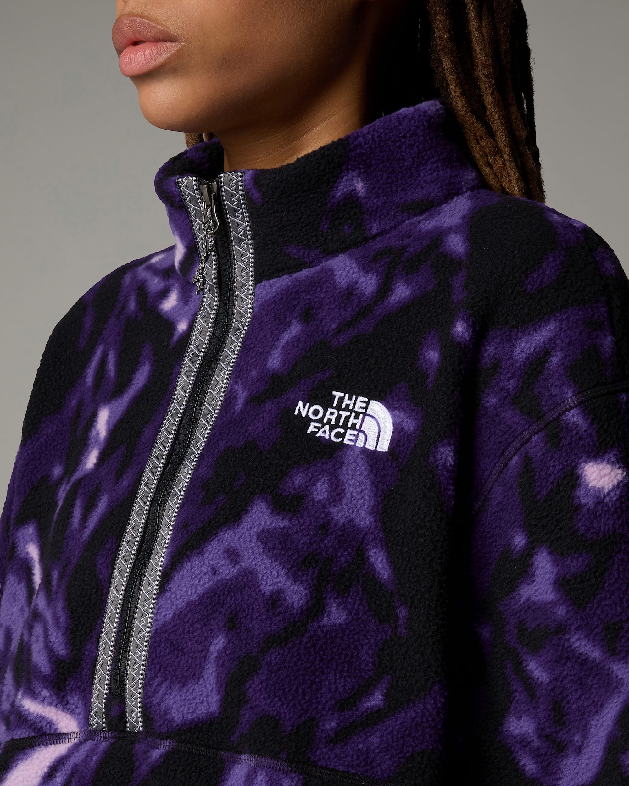Womens TNF Fleeski 14 Zip Pullover Fleece TNF ALT3