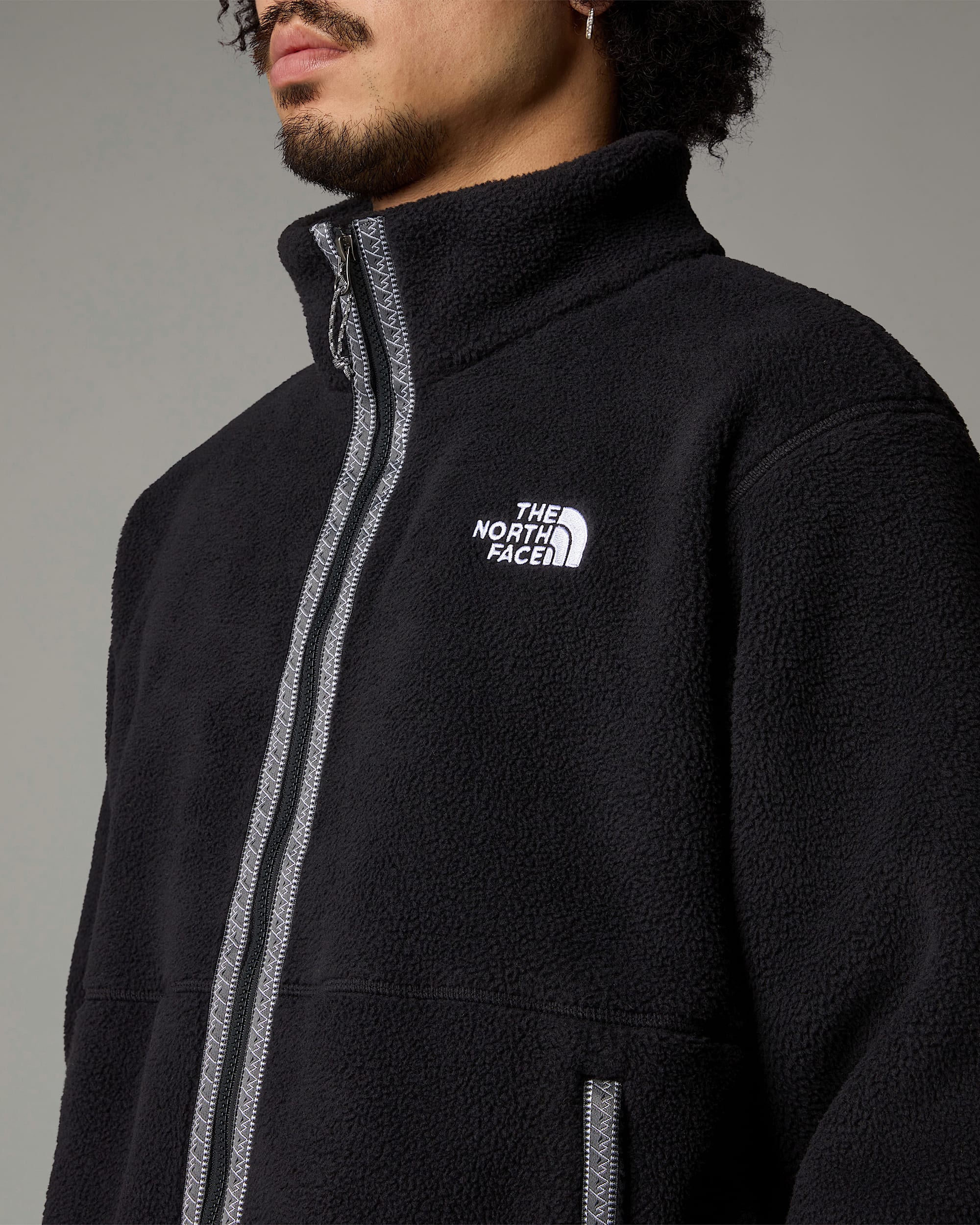 Mens TNF Fleeski FullZip Fleece TNF ALT4