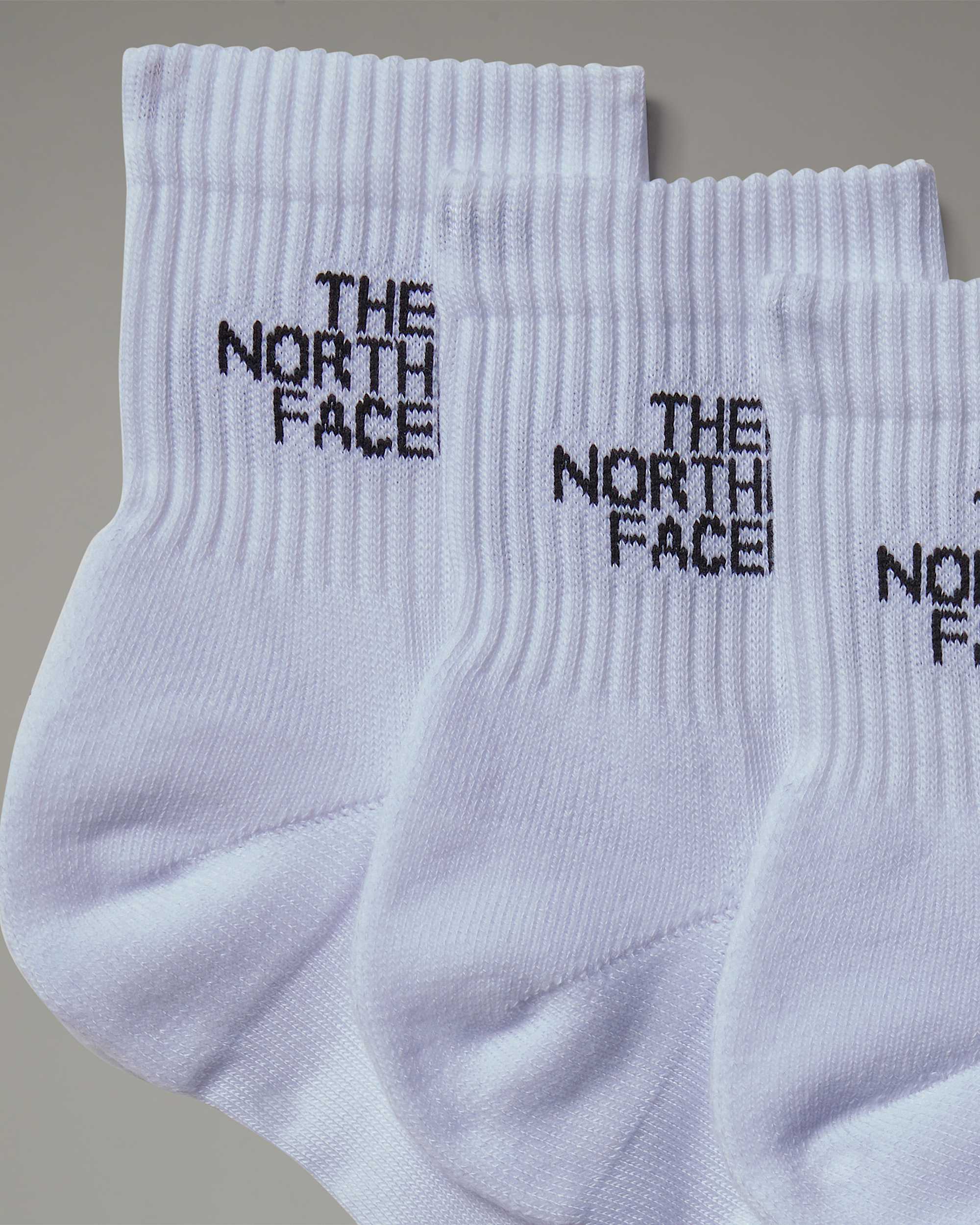 Chaussettes courtes avec amorti Multi Sport TNF TNF White ALT2