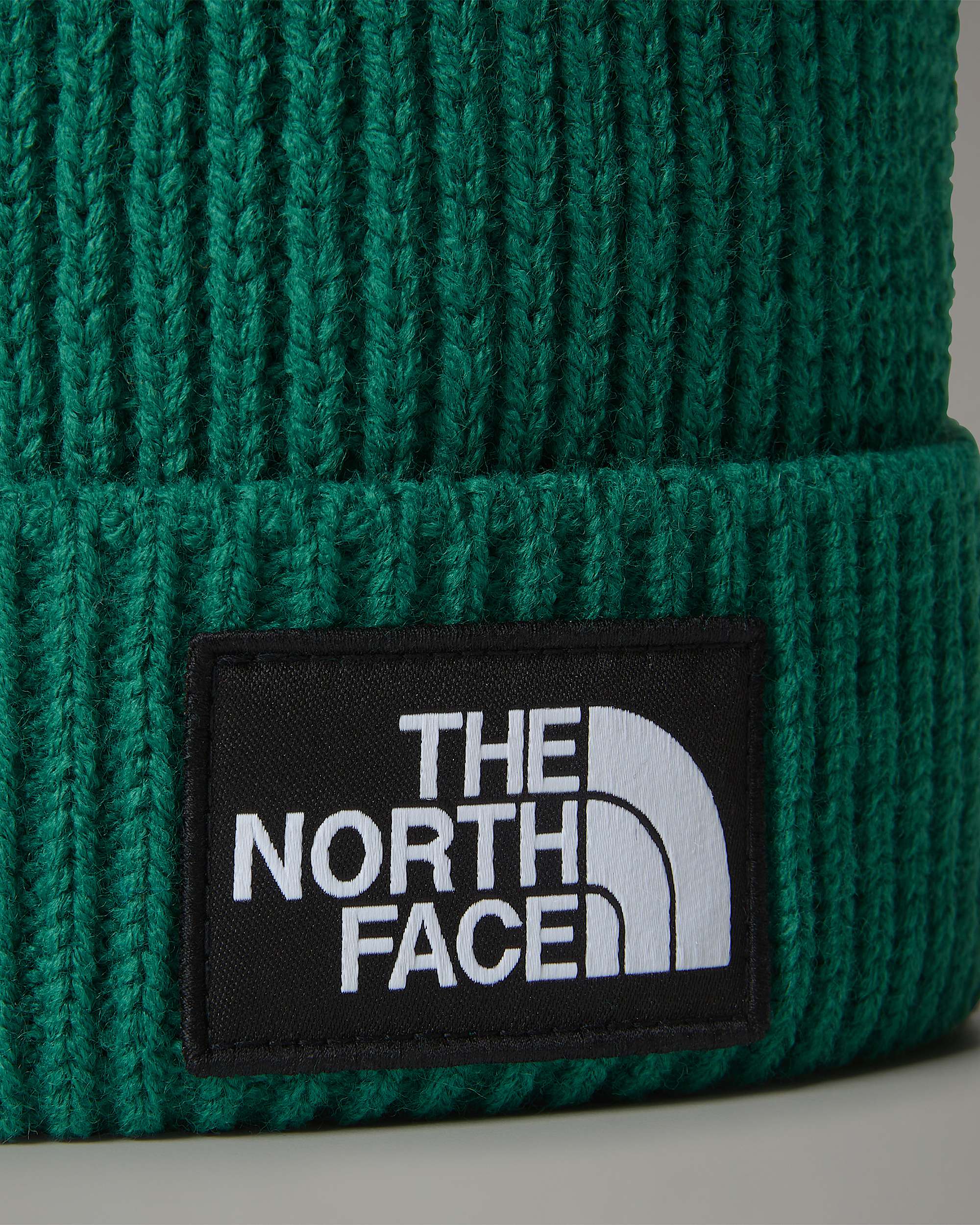 Czapka beanie z pomponem i prostoktnym logo TNF TNF alt2