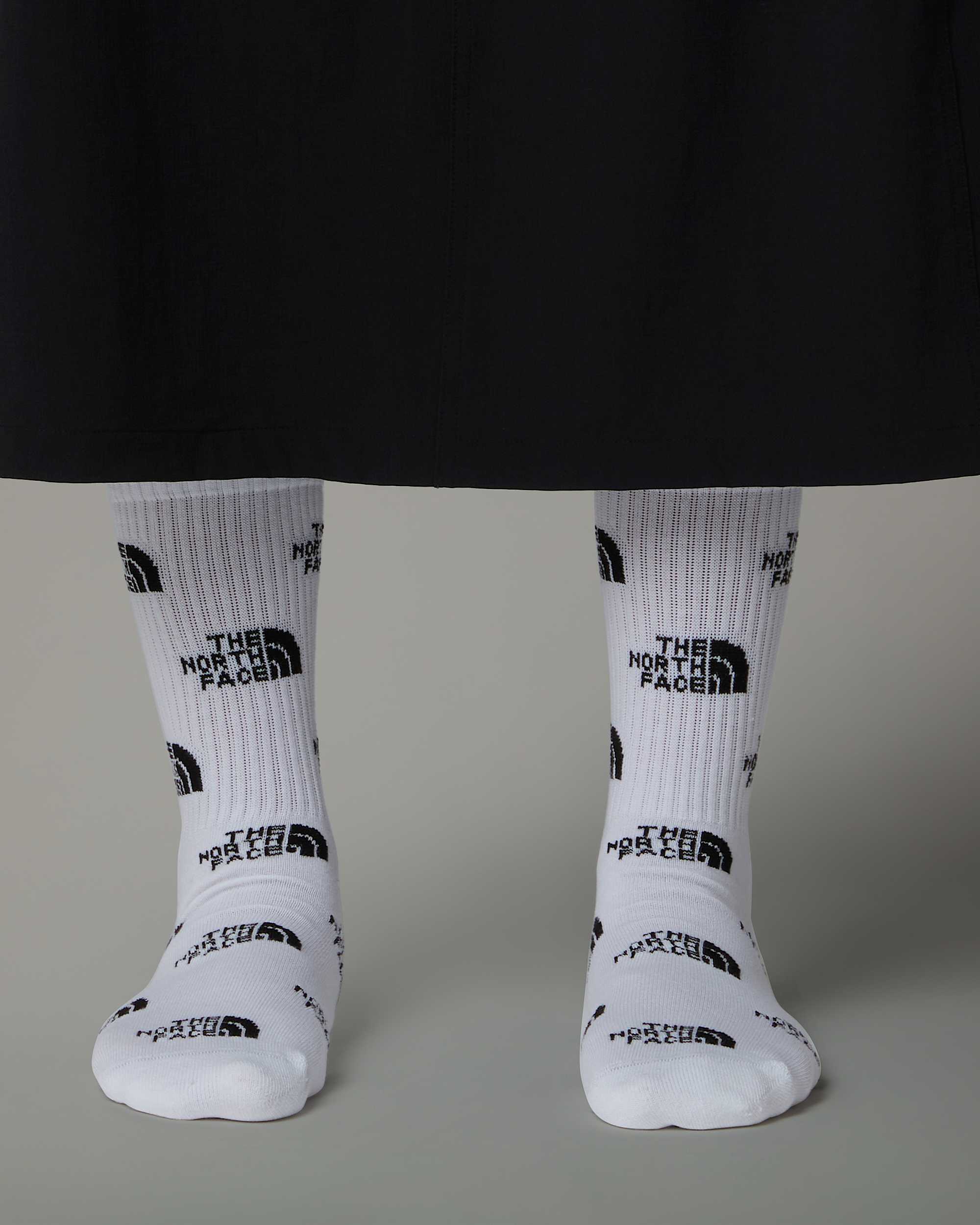 Everyday Crew Logo Socks TNF ALT5