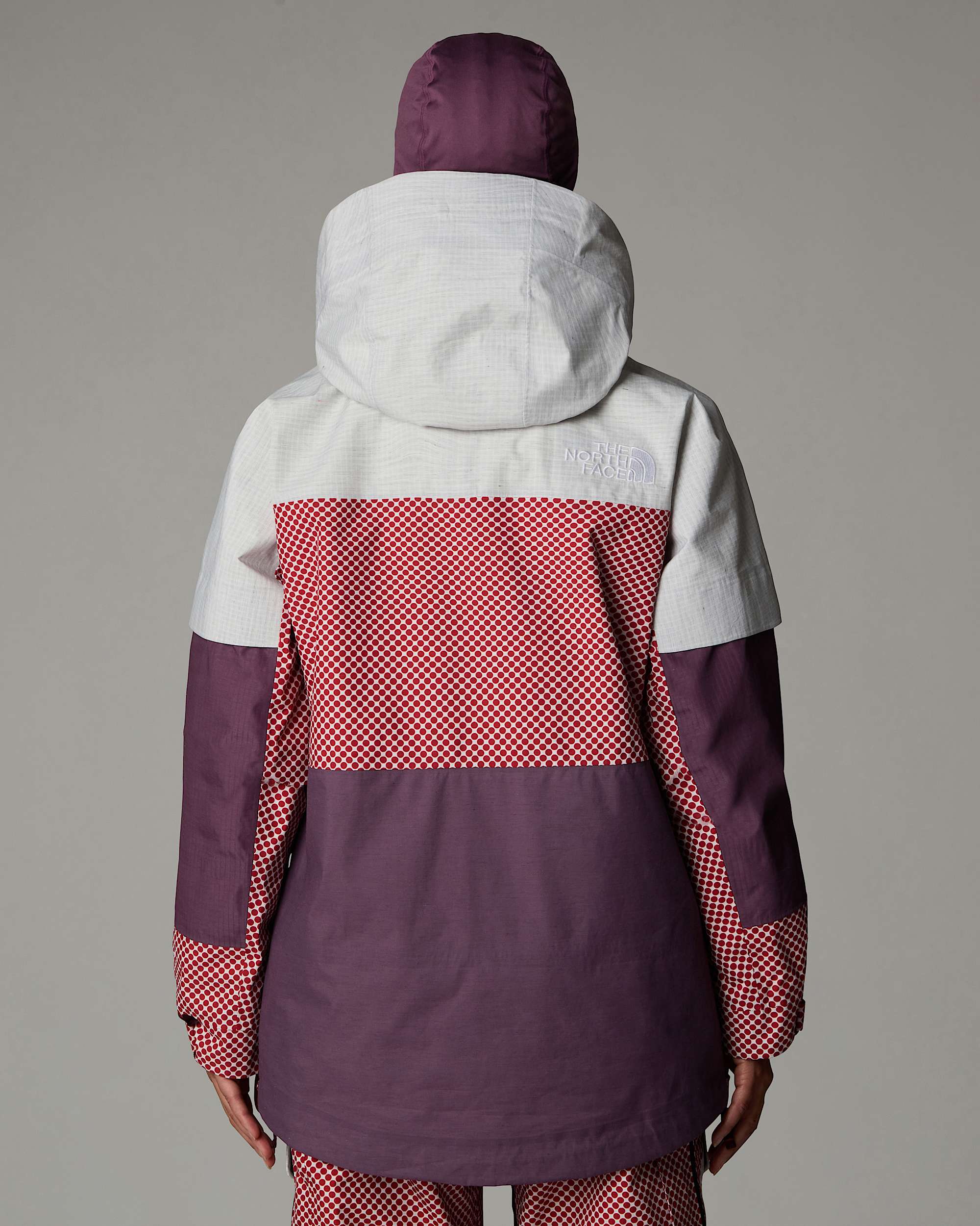 A68a DryVent Monoshelljas voor heren TNF TNF RedMidnight Mauve ALT16