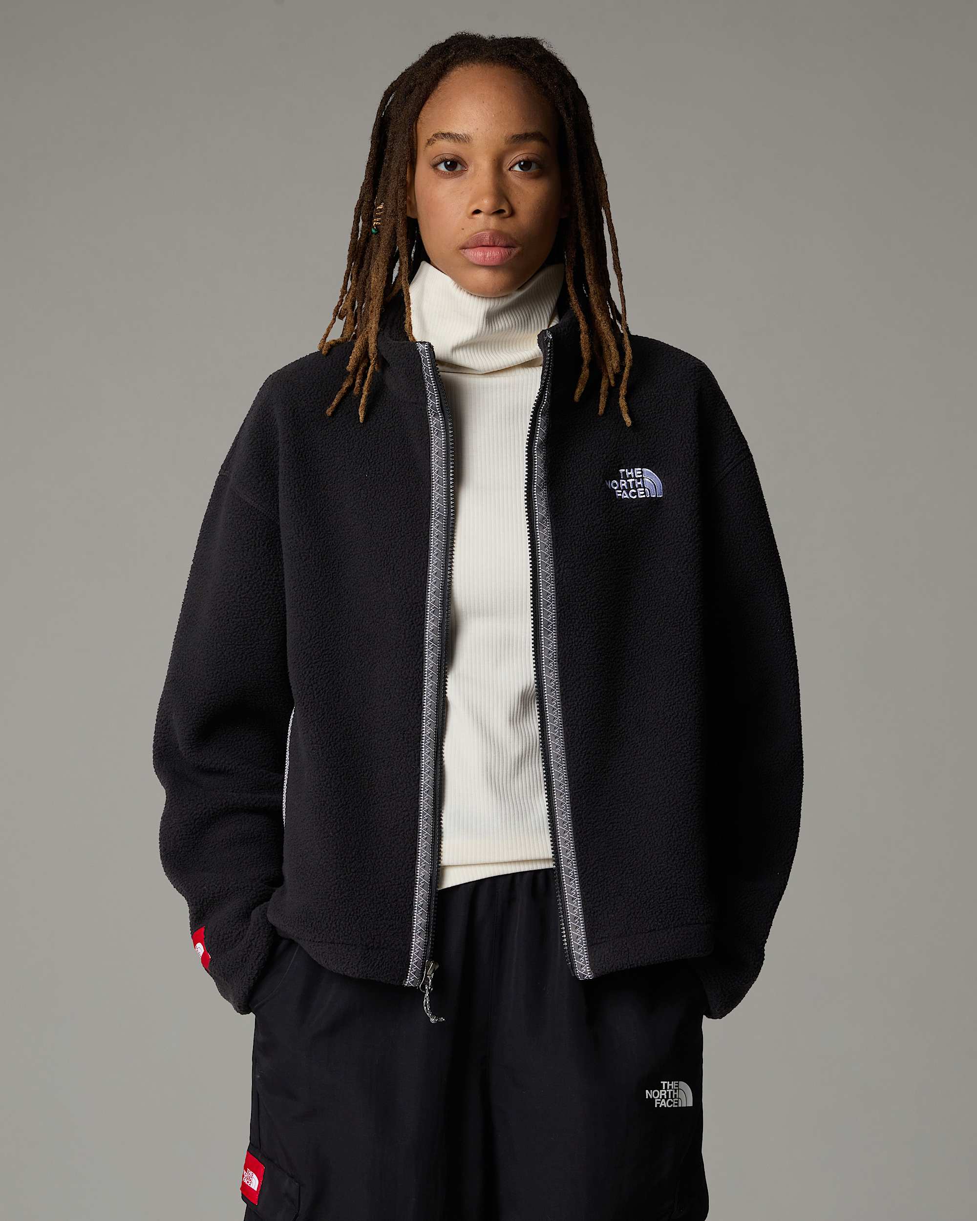 Womens TNF Fleeski FullZip Fleece TNF ALT3