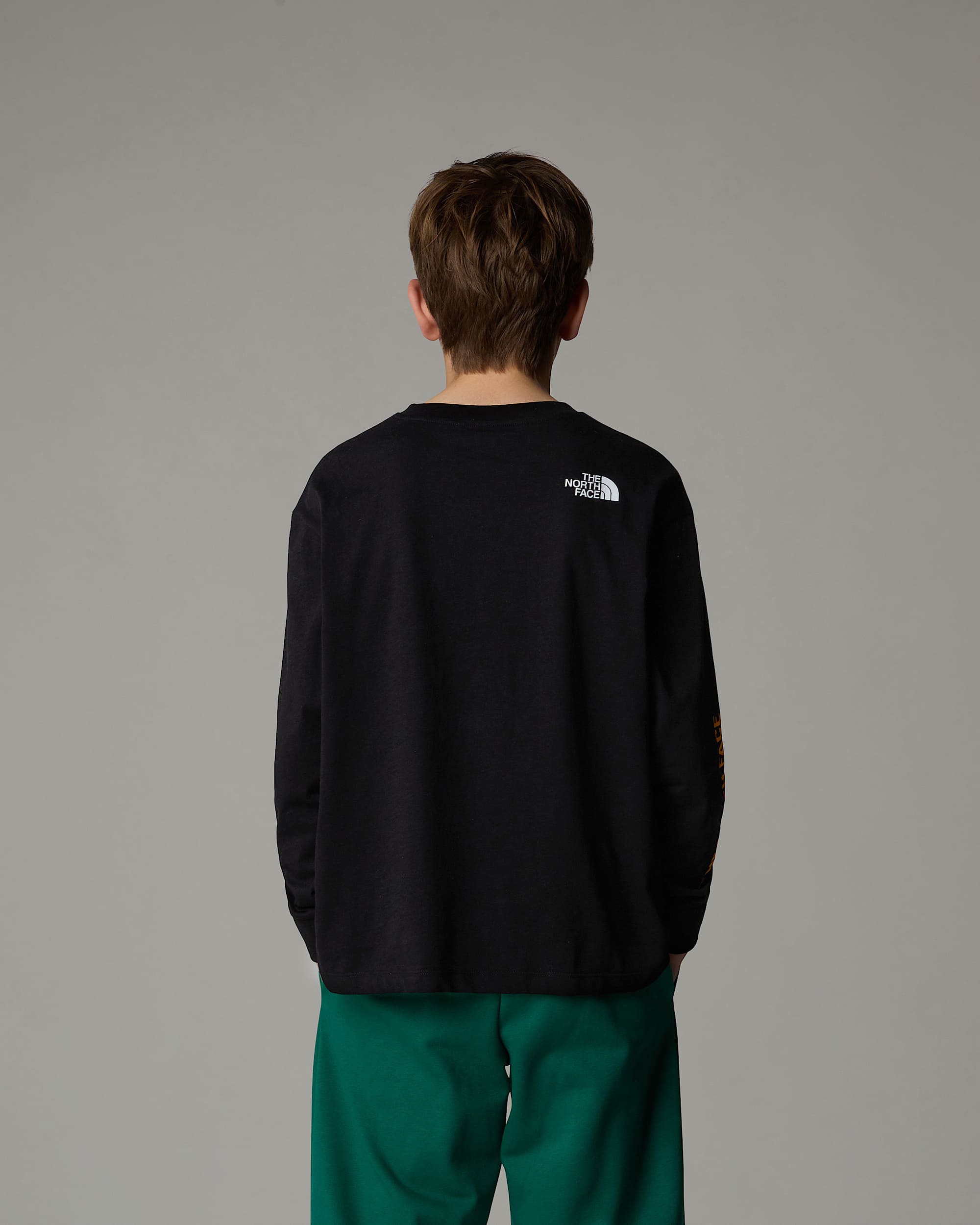 Oversized VarsityTshirt met lange mouwen en print voor tieners TNF ALT2